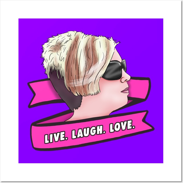 Karen Live Laugh Love Manager Memes | Speak to The Manager Haircut Wall Art by Barnyardy